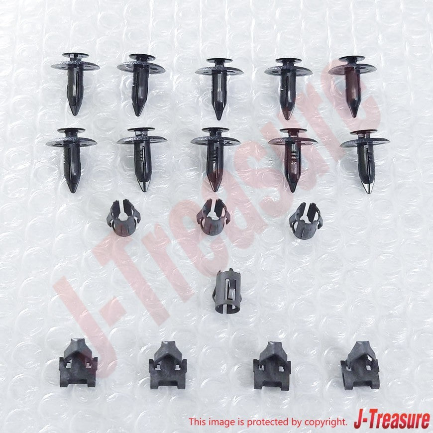 MAZDA RX-7 FD3S Genuine Rear Trunk Trim Fastener & Clip Set OEM