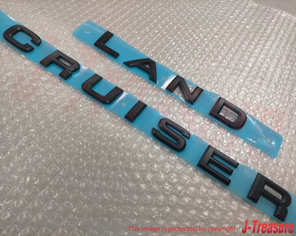 TOYOTA LAND CRUISER GR #JA300W 2021- Genuine Rear Emblem "LAND" "CRUISER" OEM