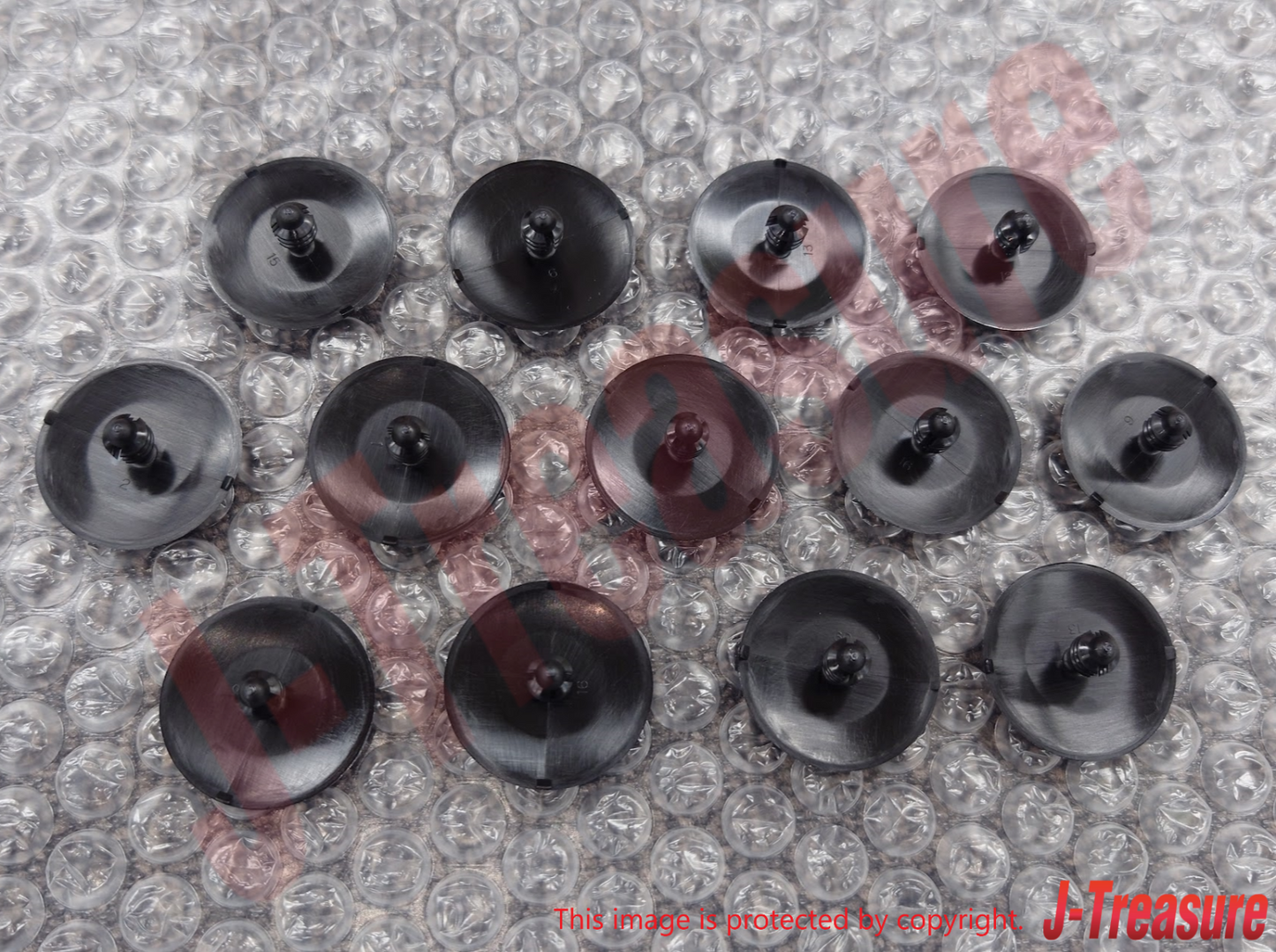 NISSAN GT-R R35 2008-2019 Genuine Hood Insulator Clip 65846-40F00 x13 Set OEM