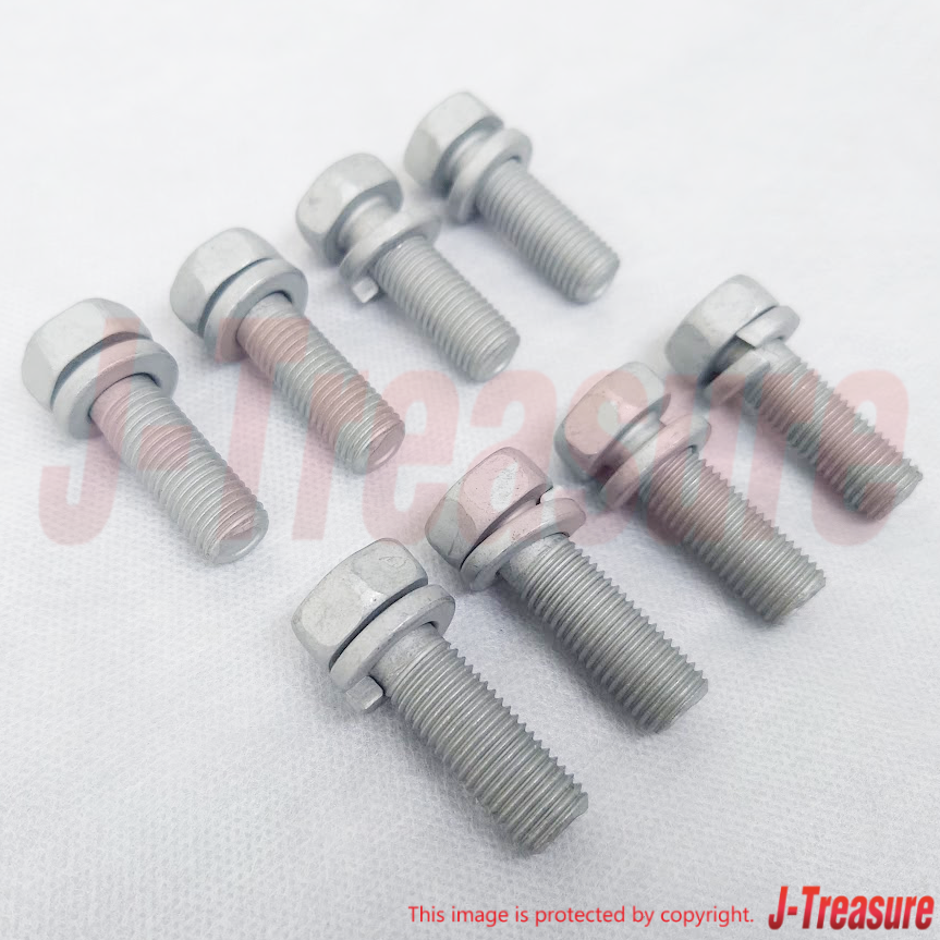 SUBARU IMPREZA WRX STi Genuine Brembo Caliper Mounting Bolt x8 Set 901120103 OEM