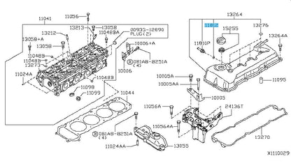 NISSAN ROGUE J11 S35 2008-2019 Genuine PCV Valve Insulator 11812-6N200 OEM