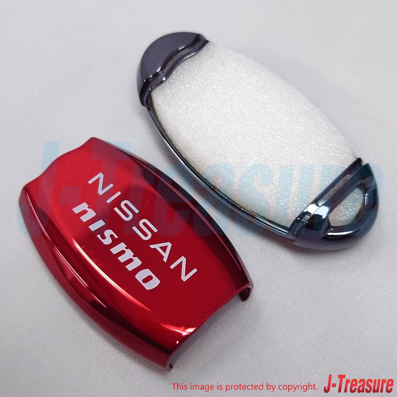 NISSAN Genuine nismo Fan Intelligent Key Cover Full Cover Red Chrome KWA10-60N10