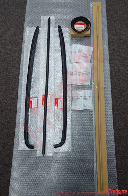 HONDA CIVIC 92-95 Genuine Fr/Windshield Molding Upper RH LH Clip Dam Holder Set