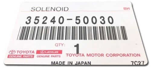 TOYOTA TUNDRA UPK5# 07-21 Genuine A/Transmission 3Way Solenoid 35240-50030 OEM