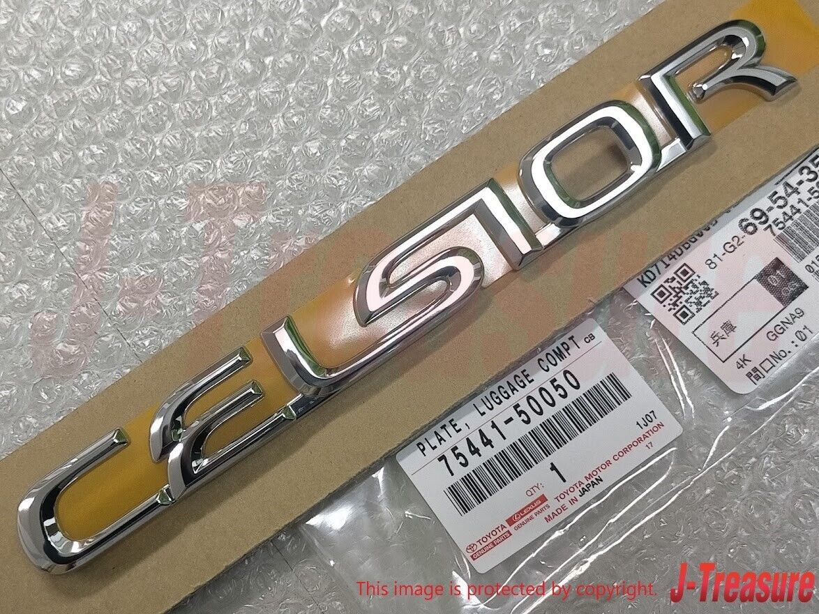 TOYOTA CELSIOR LS430 LS400 UCF30 UCF31 Genuine Emblem Badge Front Rear Set OEM