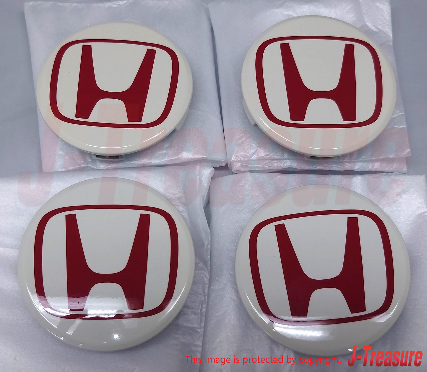 HONDA NSX-02R NA2 Genuine Championship White Wheel Center Cap 44732-SL0-960 x4