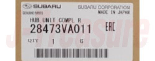 SUBARU WRX STI VA# 15-20 Genuine Rear Hub Unit Complete RH or LH 28473VA012 OEM