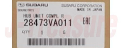 SUBARU WRX STI VA# 15-20 Genuine Rear Hub Unit Complete RH or LH 28473VA012 OEM