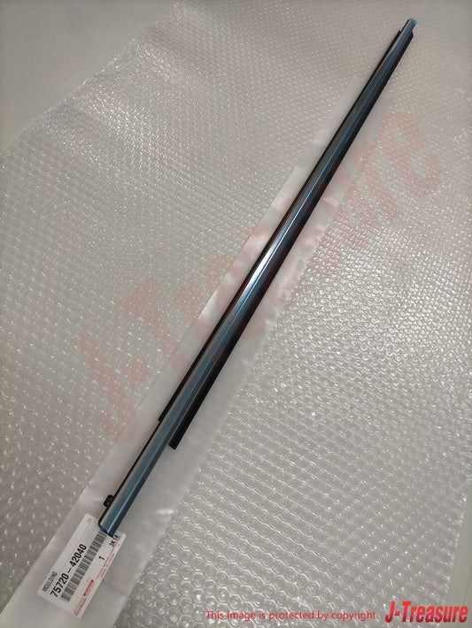 TOYOTA RAV4 ALA4# 2013-2018 Genuine Front Door Belt Moulding LH 75720-42040 OEM
