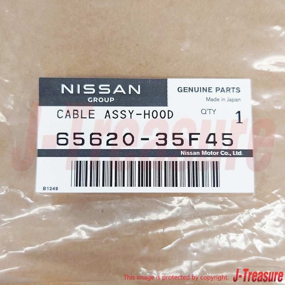 NISSAN SILVIA 240SX S13 89-94 Genuine Bonnet Release Cable Wire 65620-35F45 OEM