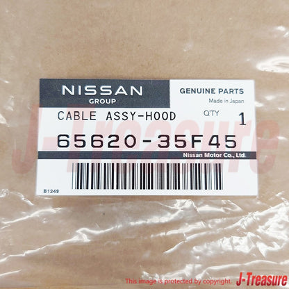 NISSAN SILVIA 240SX S13 89-94 Genuine Bonnet Release Cable Wire 65620-35F45 OEM
