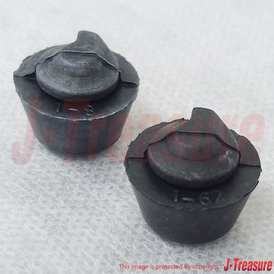 NISSAN 240SX S13 S14 1989-1998 Genuine Bonnet Hood Bumper 80872-1VA0A x2 Set OEM