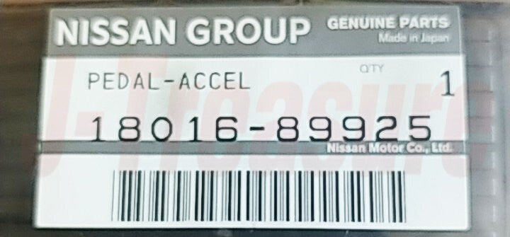 NISSAN SILVIA S13 PS13 KPS13 Genuine Accelerator & Brake & Clutch Pedal Pads Set