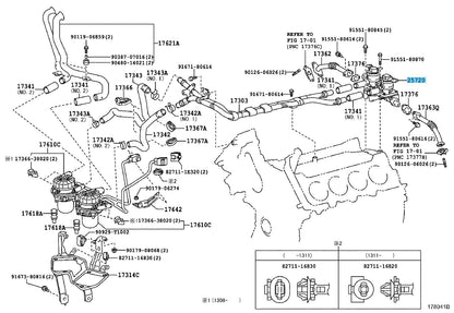 TOYOTA TUNDRA USK5# 07-21 Genuine Electric Air Control Valve Assy 25701-38064