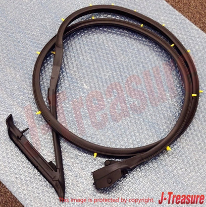 NISSAN 240SX SILVIA S13 89-94 Genuine Door Weatherstrip Seal Right Left Set OEM