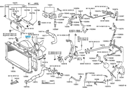 TOYOTA SUPRA JZA80 1993-1996 Genuine Turbo  Fan Shroud 16711-46160 OEM