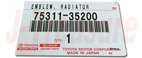 TOYOTA RAV4 ACA2# 2003-2005 Genuine Front Radiator Grille Emblem 75311-35200 OEM