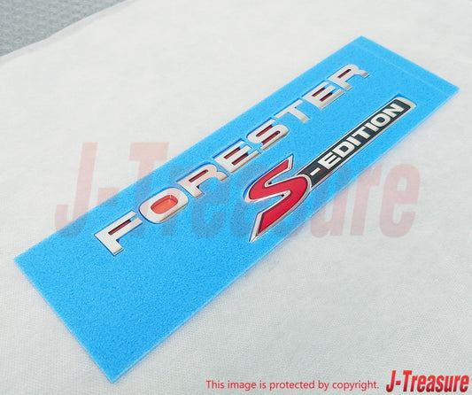 SUBARU FORESTER SH9 10-11 Genuine Rear Letter Mark Emblem "S-EDITION" 93073SC150