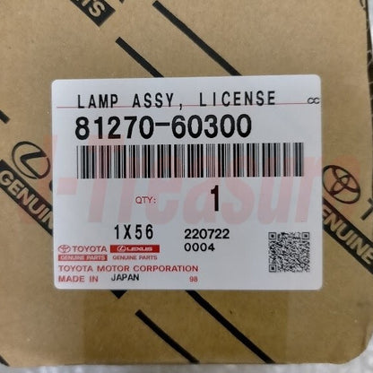 TOYOTA LAND CRUISER 100 Series Genuine License Plate Lamp Assy 81270-60300 OEM