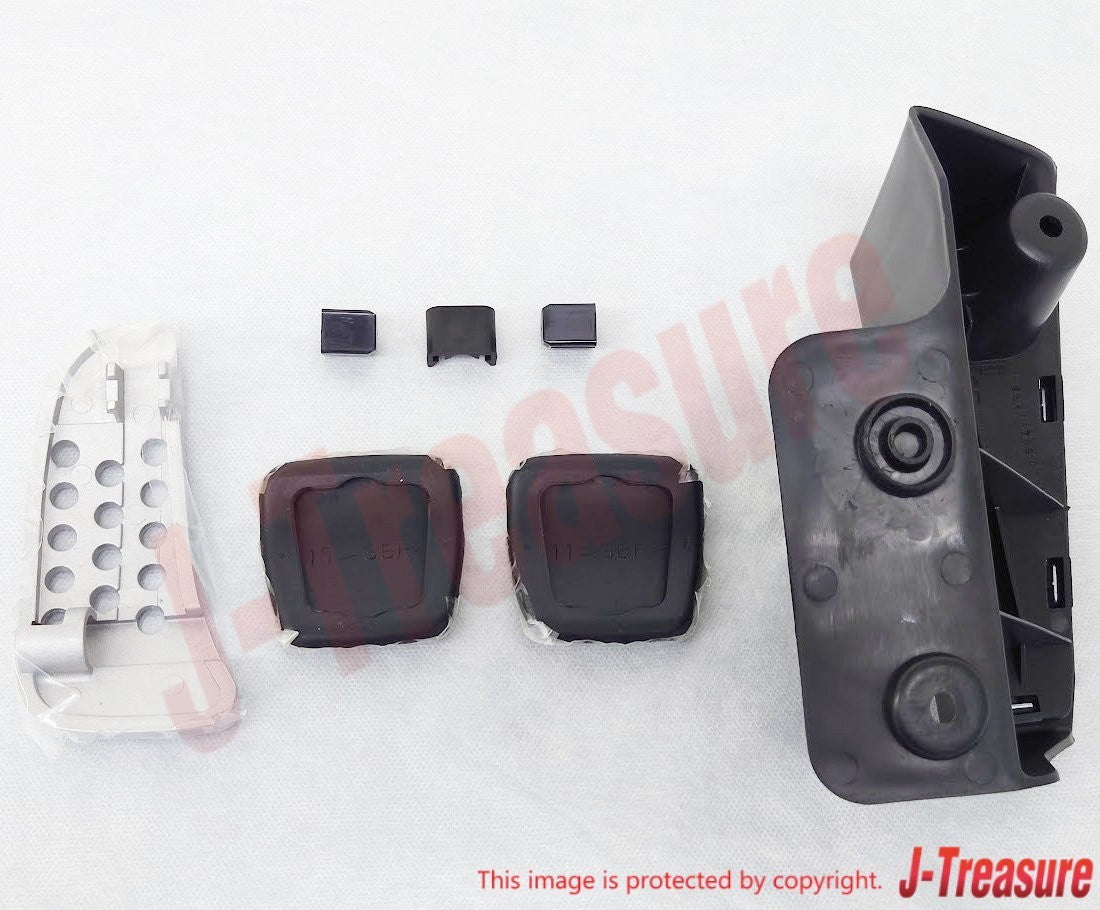 NISSAN SKYLINE GT-R R34 Genuine Aluminum Pedal & Bush & Footrest & base Set OEM