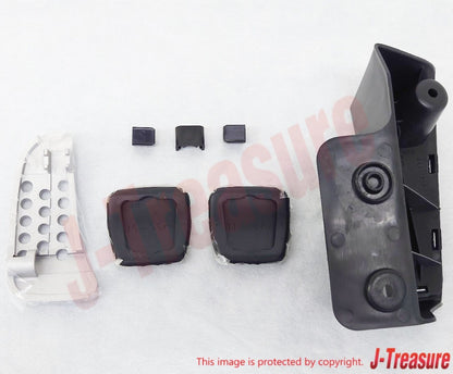 NISSAN SKYLINE GT-R R34 Genuine Aluminum Pedal & Bush & Footrest & base Set OEM