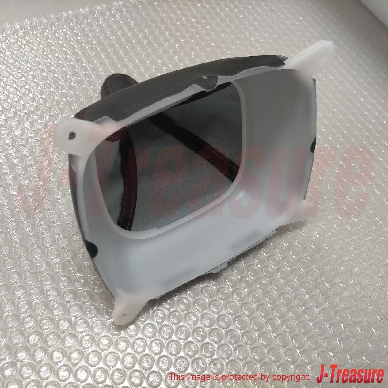 MITSUBISHI LANCER EVOLUTION 5 6 CP9A Genuine TME Shift Lever Boot Red Stitch OEM