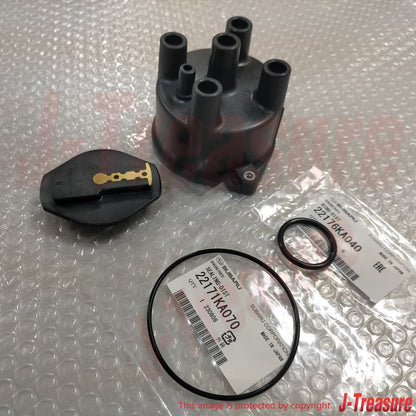 SUBARU SAMBAR KS3 KV3 Genuine Distributor Cap Rotor Head O-ring 4pces Set OEM