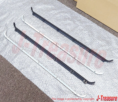 TOYOTA LAND CRUISER FJ40 81-83 Genuine Fr/Door Glass W/Strip Inner & Outer Set