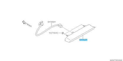 SUBARU FORESTER SJ9 14-18 Genuine High Mount Lamp Lens & Body 84912SG060 OEM