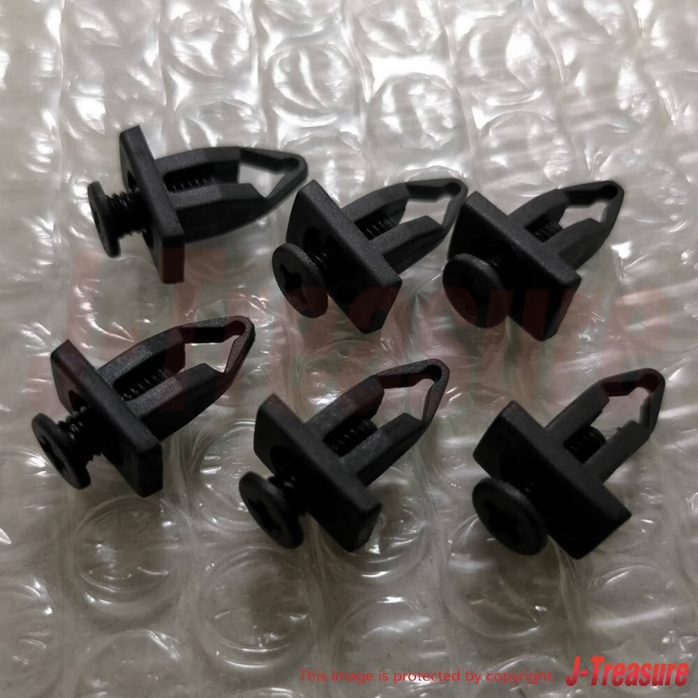 NISSAN FAIRLADY Z 300ZX Z32 Genuine Cowl Top Grill Clip 66814-01A00 6pcs Set OEM