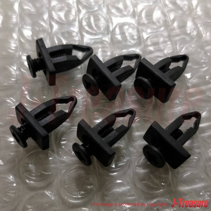 NISSAN FAIRLADY Z 300ZX Z32 Genuine Cowl Top Grill Clip 66814-01A00 6pcs Set OEM