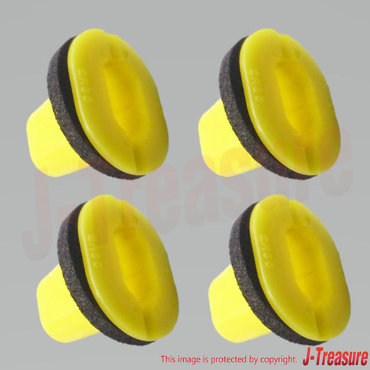 NISSAN 370Z Z34 09-20 Genuine Pillar Finisher Grommet 76848-71S00 x4 Set OEM