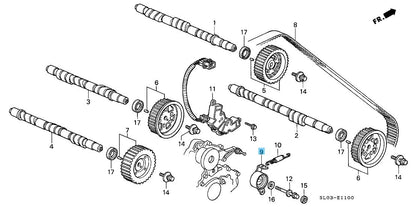 HONDA ACURA NSX NA1 NA2 91-96 Genuine Water Pump & Timing Belt & Adjuster set