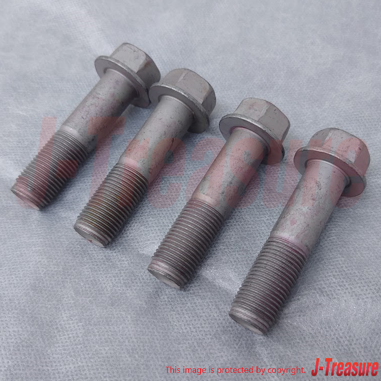 TOYOTA HIGHLANDER GSU40 01-13 Genuine F/Lower Arm Bolt 90105-16082 x4 Set OEM