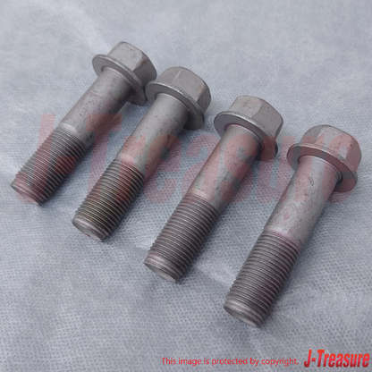 TOYOTA HIGHLANDER GSU40 01-13 Genuine F/Lower Arm Bolt 90105-16082 x4 Set OEM