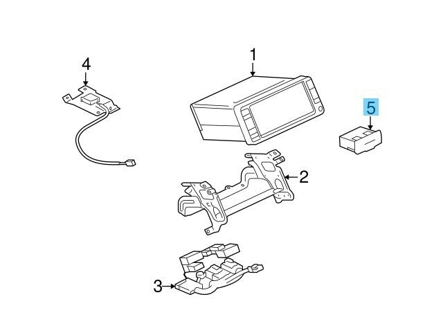 MITSUBISHI LANCER CY4A CX4A 2008-2013 Genuine Audio & Video Adapter 8718A002 OEM