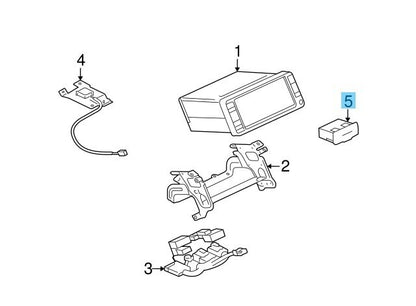 MITSUBISHI LANCER CY4A CX4A 2008-2013 Genuine Audio & Video Adapter 8718A002 OEM
