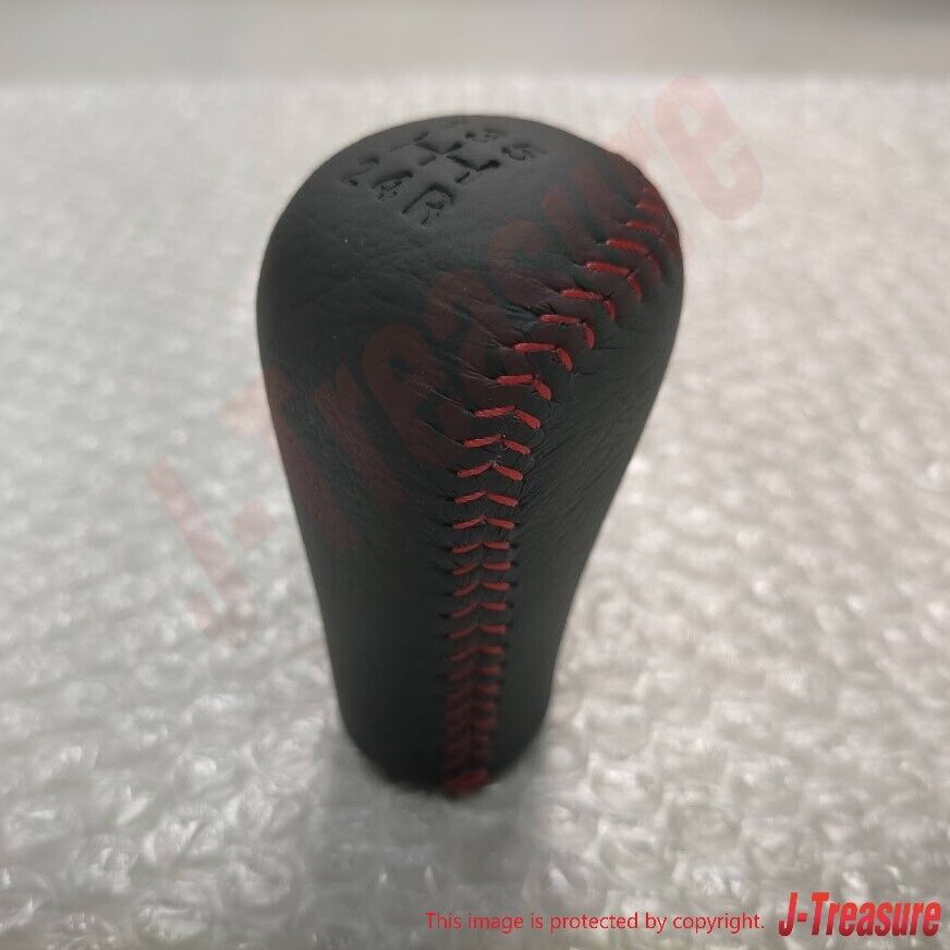 MAZDA RX-7 FD3S SPIRIT R Genuine Shifter Shift Change Knob Leather Red Stitch