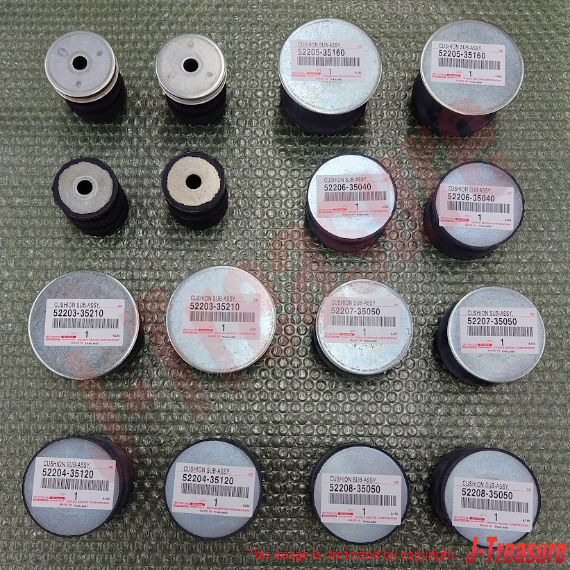 TOYOTA LAND CRUISER PRADO GRJ120 03-09 Genuine No.1-4 Up & Low Mounting RL set