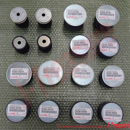 TOYOTA LAND CRUISER PRADO GRJ120 03-09 Genuine No.1-4 Up & Low Mounting RL set