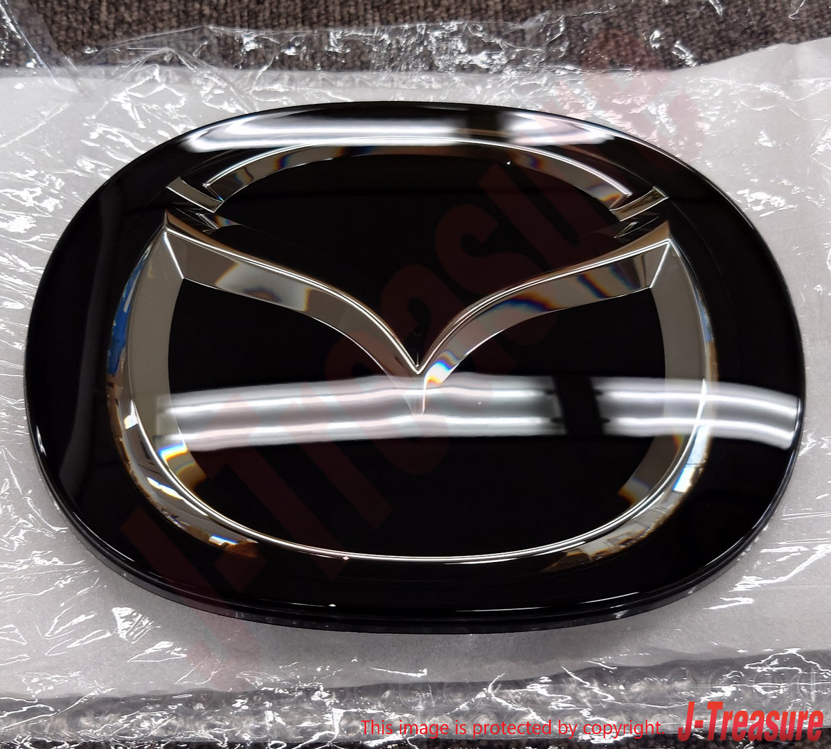 MAZDA CX-5 KF 2022-2023 Genuine Front Emblem & Emblem Mount Bracket Set OEM