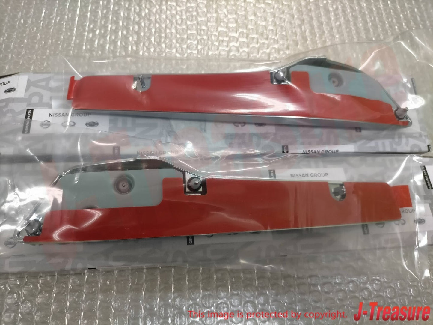 NISSAN GT-R R35 13-21 Genuine Emblem Finisher Front Fender Right & Left Set OEM