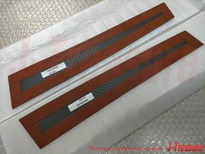 NISMO NISSAN SKYLINE GT-R BNR34 2D ER34 ENR34 Genuine Carbon Pillar Door Garnish