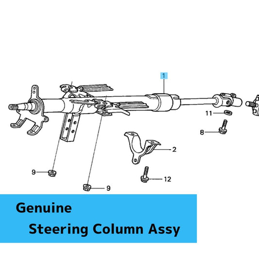 HONDA S2000 AP1 AP2 '00-04 Genuine Steering Column Assy 53200-S2A-013 OEM