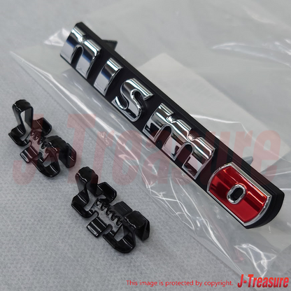 NISSAN 370Z Z34 2014-2019 Genuine Front Emblem "nismo" & Clip(x2) Set OEM