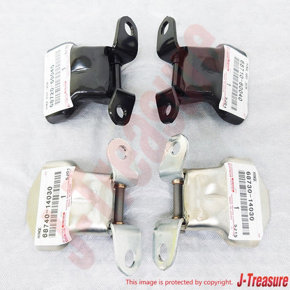 TOYOTA 4RUNNER LN## RN## 84-89 Genuine Front Door Hinge Upper Lower RH & LH Set