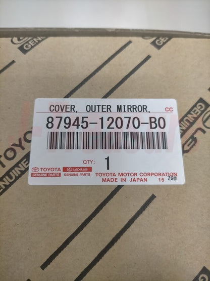 TOYOTA VITZ YARIS SCION xD Genuine Outer Mirror Cover Silver Right Left Set OEM