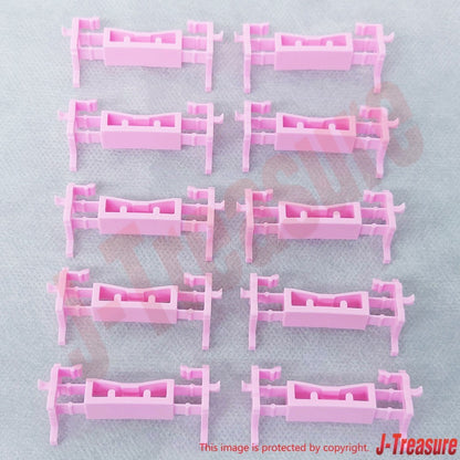 MITSUBISHI LANCER EVOLUTION 10 CZ4A Genuine Drip Moulding Clip 7403A143 x10 Set