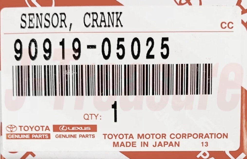 TOYOTA HILUX KUN10 KUN25 KUN35 Genuine Crank Position Sensor 90919-05025 OEM