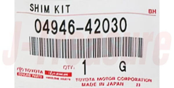 TOYOTA RAV4 ACA30 06-13 Genuine Rear Anti Squeal Disc Brake Shim Kit RH & LH OEM